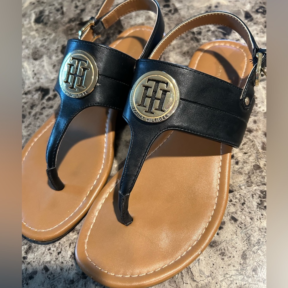 Tommy Hilfiger Leather Women’s Strap Sandals
